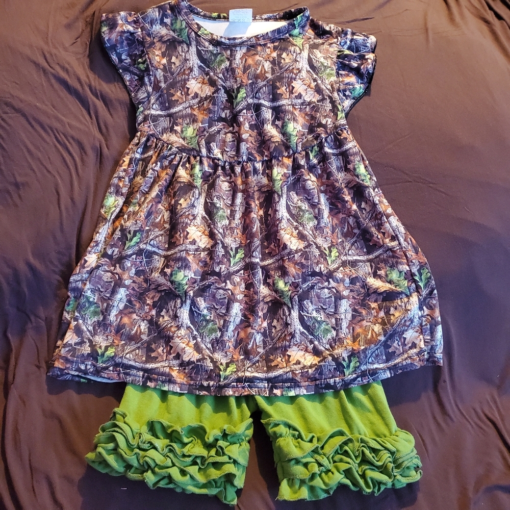Camoflauge short set